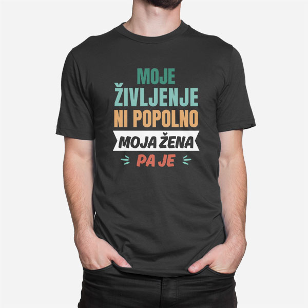 Moška kratka majica Moje življenje