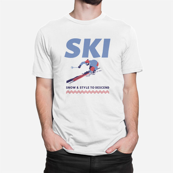 Moška kratka majica Ski style